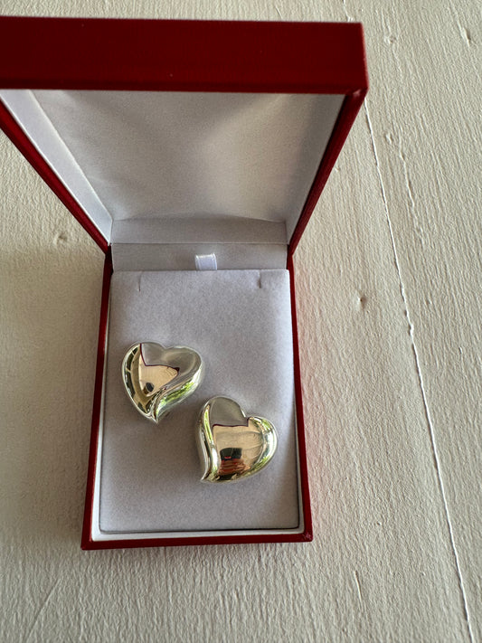 Sterling Silver Heart Earrings